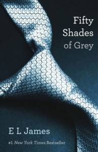 cover of Fifty Shades of Grey; image of a silver tie
