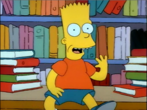 bart at the library