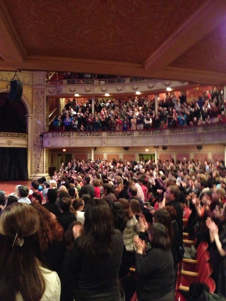 The audience at Neil Gaiman and An Evening of Stardust in Pittsburg, PA.  (November 2012)