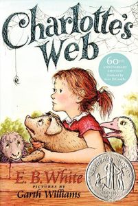 Charlotte's web b E.B. White book cover - classics for middle graders 