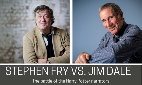 The Battle of the HARRY POTTER Audiobooks Narrators: Fry Vs. Dale | BookRiot.com