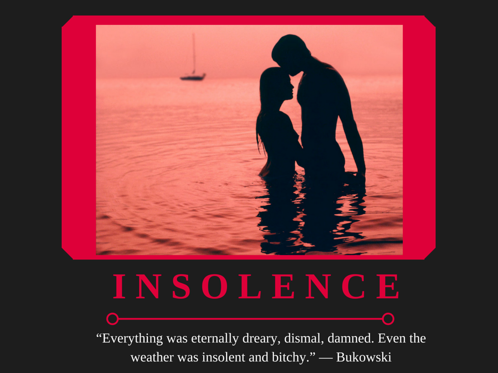 Depressing Book Quote Posters - Insolence