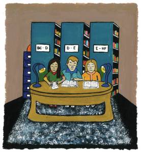 Illustration from Diverse Librarian Paula Pereira's ESL book