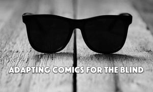 Comics for the Blind. Stock image.