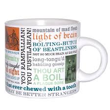 Shakespearean insult mug