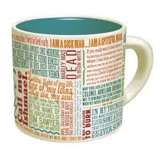 Famous first lines mug