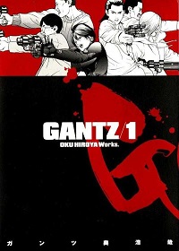 Gantz volume 1 cover - Hiroya Oku