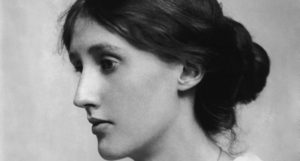 black and white image of Virginia Woolf
