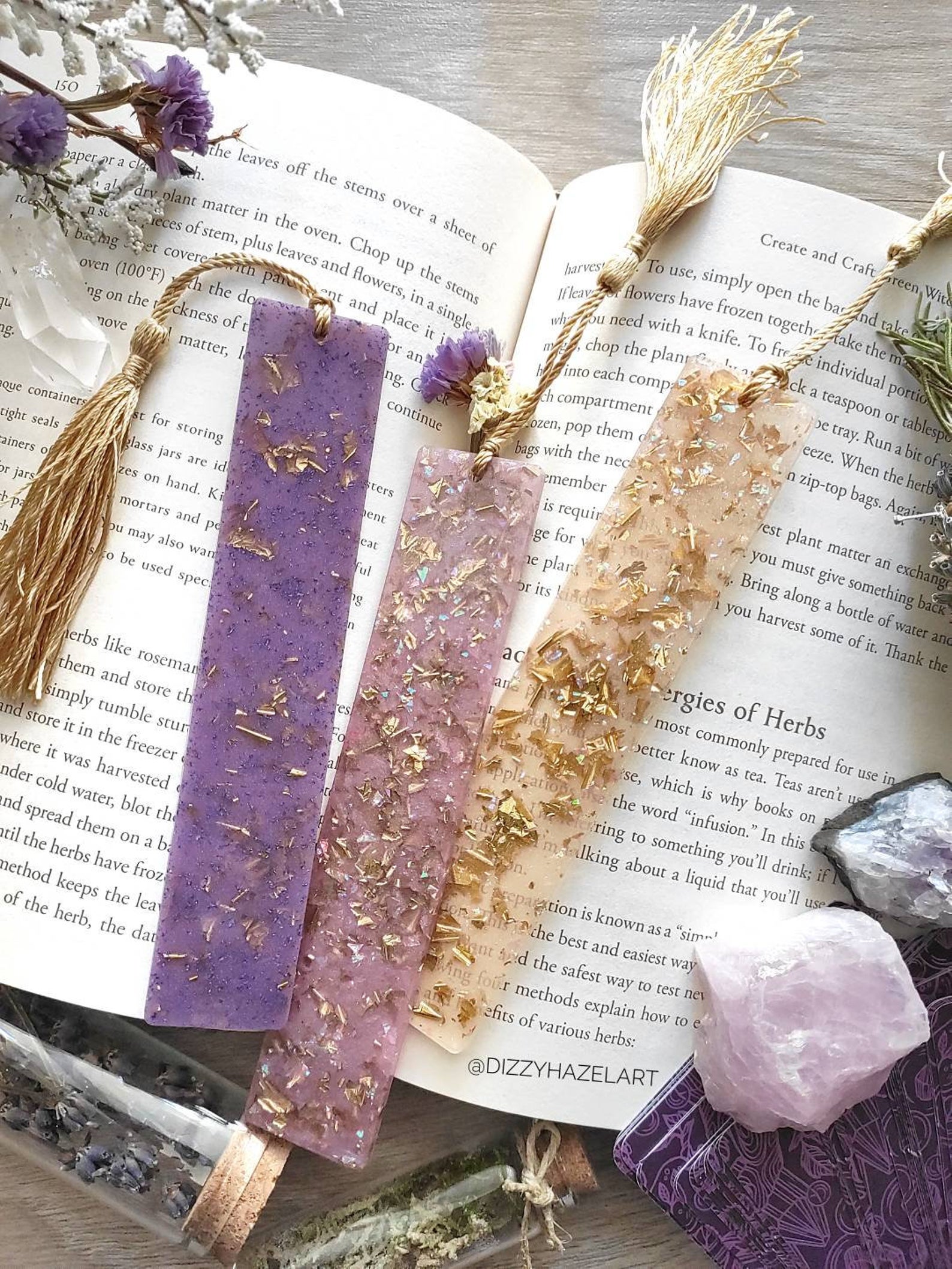 Sweet Resin Bookmarks To Add To Your Collection of Page Savers