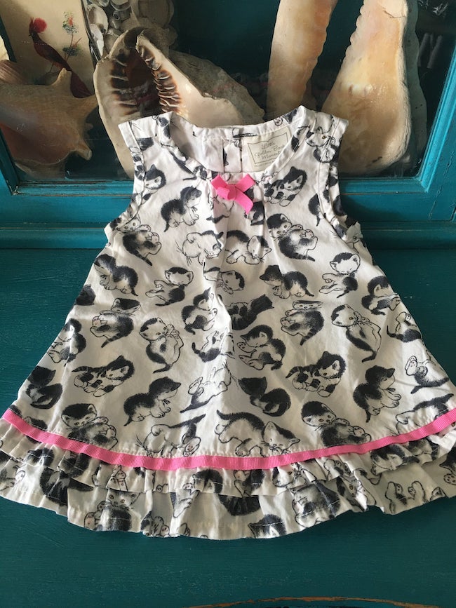 The Shy Little Kitten baby dress