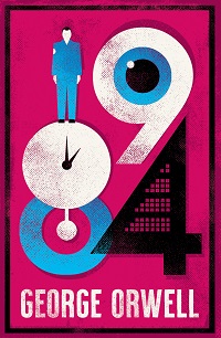 Nineteen Eighty Four by George Orwell book cover