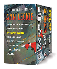 The Imperial Radch Trilogy by Ann Leckie book cover