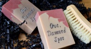 out damned spot soap