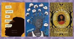 collage of Black poetry collections