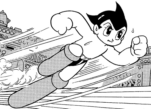 image of original astro boy manga