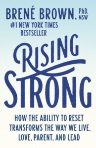 Cover of Rising Strong by Brene Brown