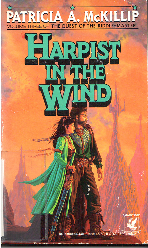 Harpist in the Wind by Patricia A. McKillip book cover