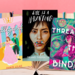 collage of five covers of YA debuts releasing in 2023