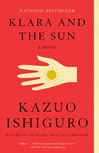 Book cover of Klara and the Sun by Kazuo Ishiguro, an example of fabulism