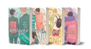 Image of the heartstopper book series