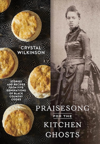 a graphic of the cover of Praisesong for the Kitchen Ghosts