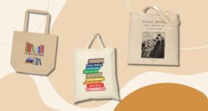 bookish tote bags