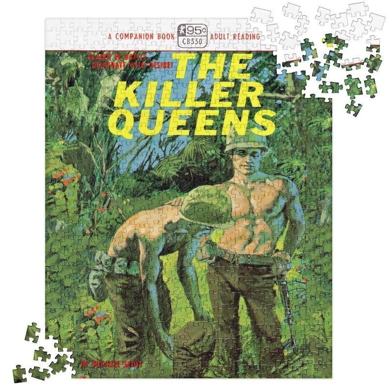 a puzzle of the cover of The Killer Queens