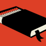 partial cover of Fahrenheit 451 showing a book as a book of matches