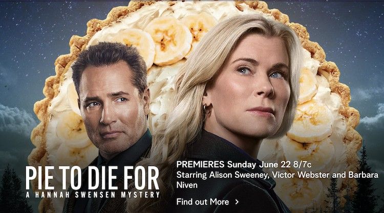 Hallmark poster for Pie to Die For adaptation