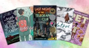 a collage of queer YA covers