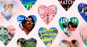 a collage of new romance book covers