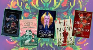 a collage of SFF book covers