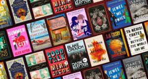 collage of 16 covers of ebooks on sale