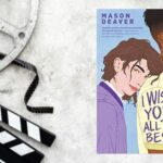 i wish you all the best book cover against a film reel and clapboard