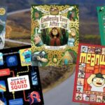 five covers of pick-your-path books for kids
