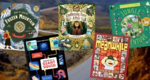five covers of pick-your-path books for kids