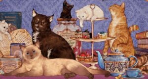 cropped cover of Agnes Aubert's Mystical Cat Shelter