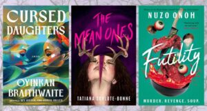 collage of upcoming horror novels