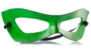 Image of a green superhero mask