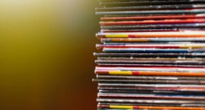 image of a stack of comics