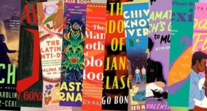 cropped covers of 10 books by debut Latine authors published in 2025