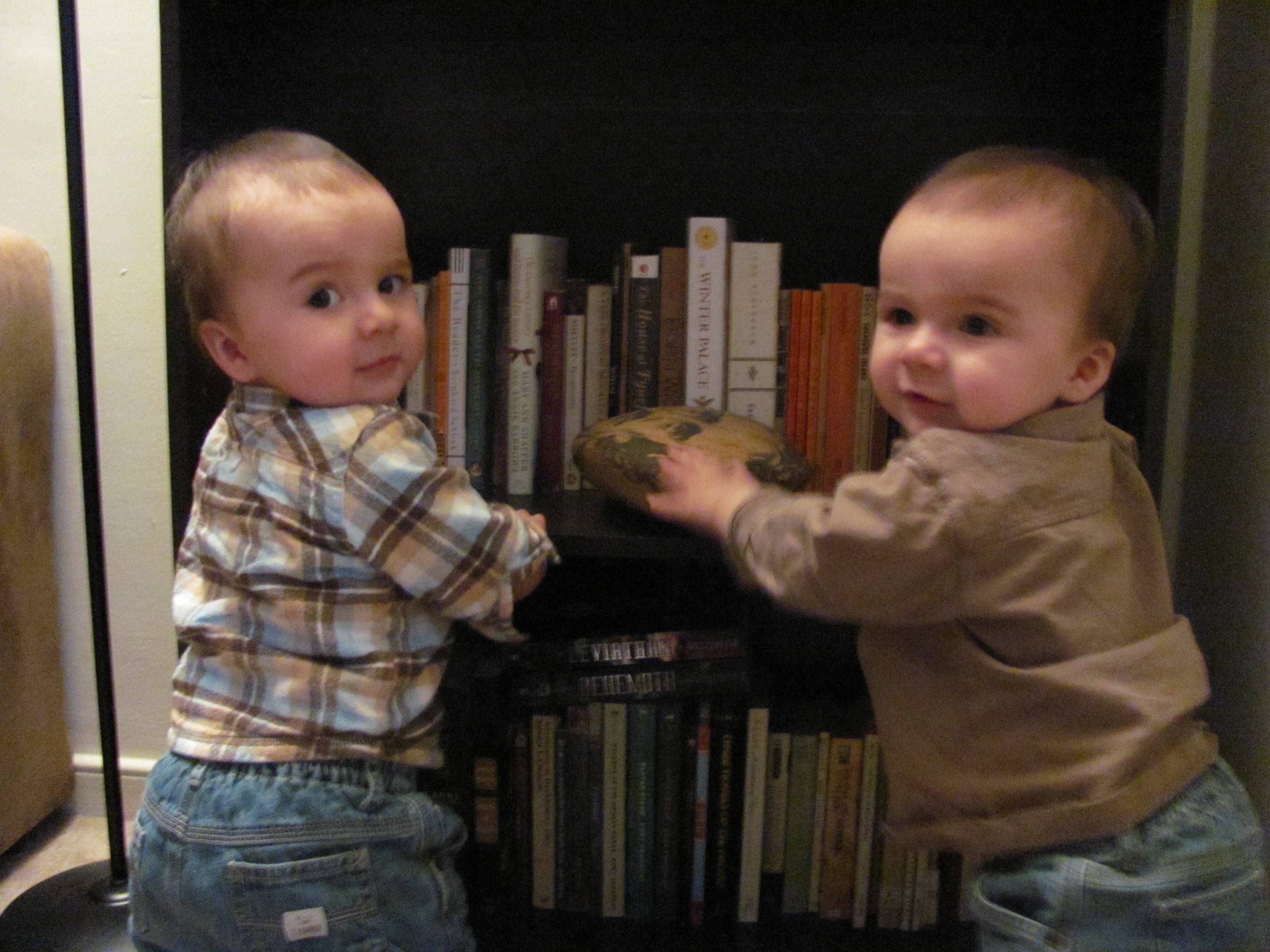 Adventures in Bookish Parenting BabyProofing Our Bookshelves
