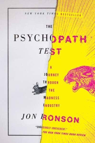 psychopath test by jon ronson cover