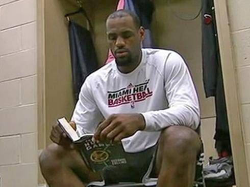 athletes reading books