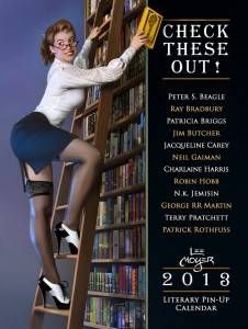 check these out literary pin up calendar