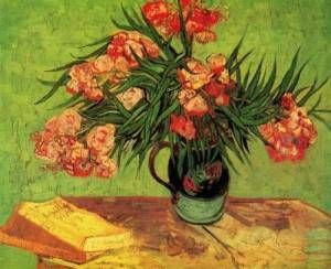 t_Van Gogh - Still Life Vase with Oleanders and Books