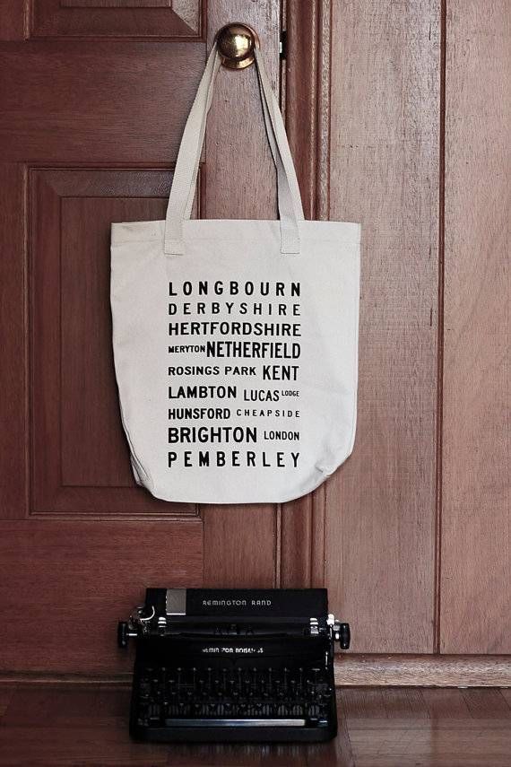 jane austen tote