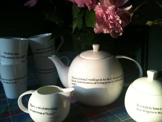 jane austen tea set