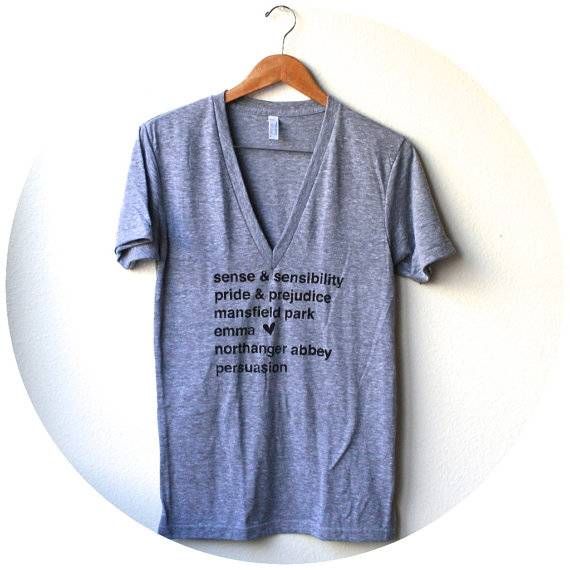 jane austen t-shirt