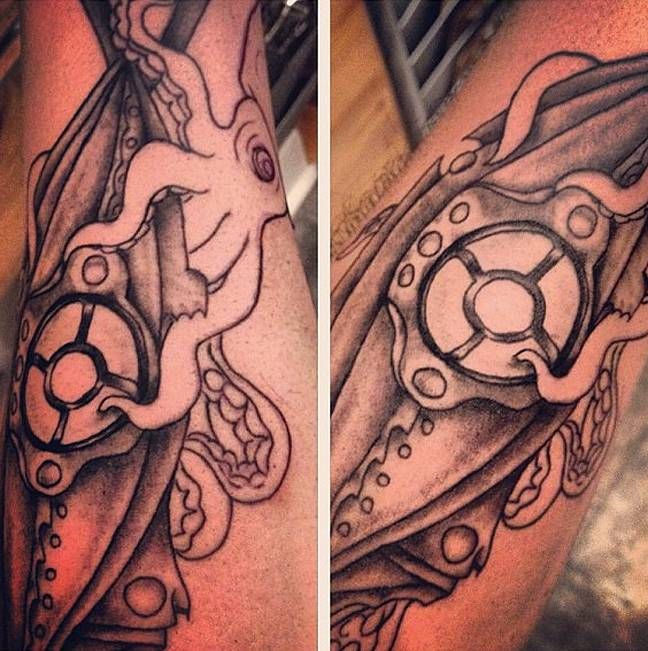 jules verne nautilus tattoo